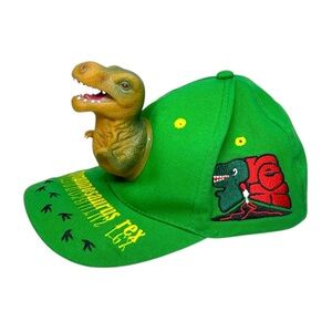 3D T-Rex Tyrannosaurus Dinosaur Embroidered Baseball Cap Hat Adjustable Adult